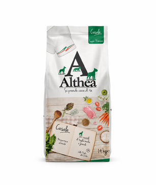 Althea Monoproteico al Maiale – Crocchette per Cani di Taglia Grande con Unica Fonte Proteica Animale – 14 kg