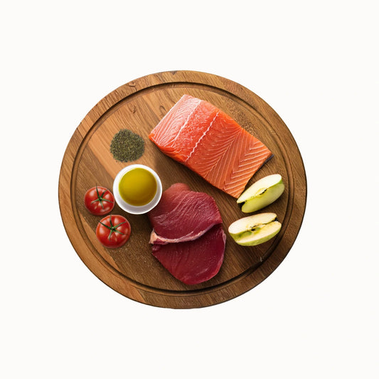 Althea Mare e Monti - Cibo secco per cani adulti di taglia grande, con manzo, pollo, agnello e salmone - 14 kg