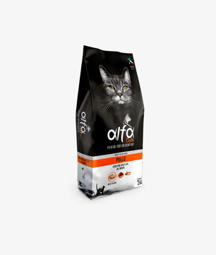 Alfa Cats - Gusto Pollo, alimento secco adatto al mantenimento di gatti adulti - 2 kg