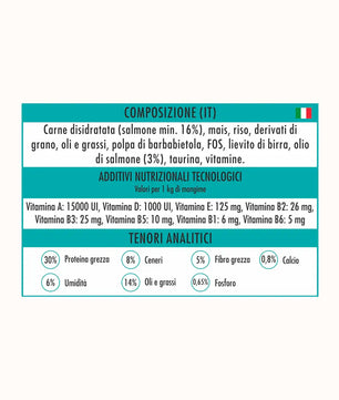 Alfa Cats - Gusto Salmone, alimento secco adatto al mantenimento e la cura della pelle di gatti adulti - 20 kg