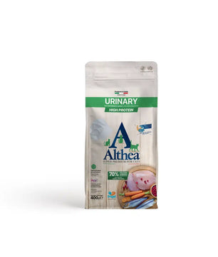 Althea gatto Urinary - con carni bianche e pesce, alimento secco super premium adatto per il supporto urinario di cui il gatto ha bisogno - 400 gr