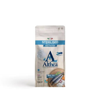 Althea gatto Sterilised - con pesce, alimento secco super premium adatto per gatti adulti satellizzati- 1,5 kg