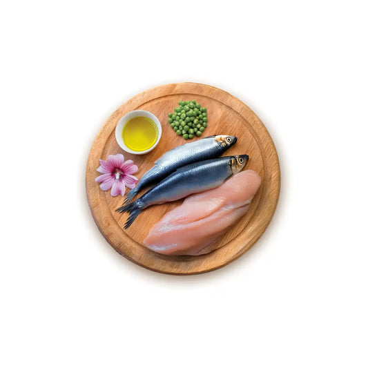Althea Kitten - con Con carni bianche e pesce, alimento secco super premium adatto per l'accrescimento di gattini - 1,5 kg