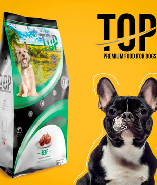 Top Beef - Gusto manzo, cibo secco adatto al mantenimento di cani adulti di taglia media - 3 kg