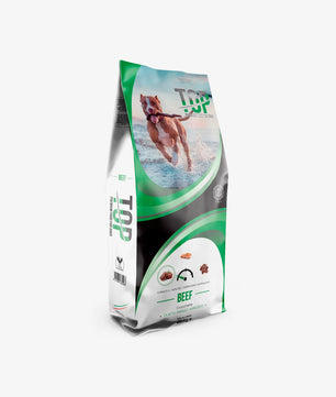 Top Beef - Gusto manzo, cibo secco adatto al mantenimento di cani adulti di taglia media/grande - 20 kg