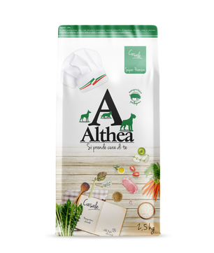 Althea Monoproteico al Maiale, cibo secco per cani adulti di taglia media - 2,5 kg