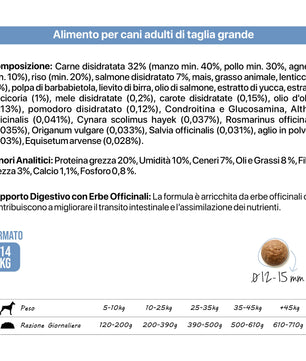 Althea Light - Cibo secco per cani adulti di taglia grande, in sovrappeso - 14 kg