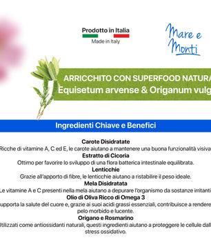 Althea Mare e Monti - Cibo secco per cani adulti di taglia media, con manzo, pollo, agnello e salmone - 2,5 kg