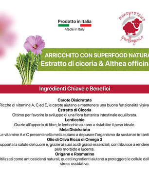Althea Monoproteico all'Agnello, cibo secco per cani adulti di taglia piccola - 2 kg
