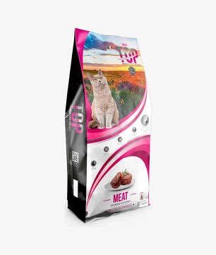 Top Cats Meat - Gusto Manzo, alimento secco adatto formulato per Gatti Adulti di tutte le razze - 20 kg