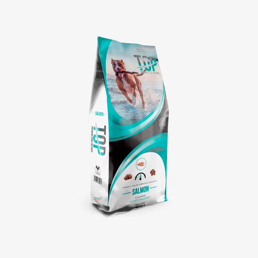 Top Salmon - Gusto Salmone, cibo secco  completo formulato per il mantenimento di cani adulti di taglia grande - 20 kg