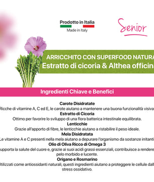 Althea Senior - Cibo secco per cani anziani di taglia grande, con condroitina e glucosamina - 14 kg