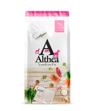 Althea Senior Mini - Cibo secco per cani anziani di taglia piccola, con condroitina e glucosamina - 2 kg