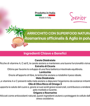 Althea Senior Mini - Cibo secco per cani anziani di taglia piccola, con condroitina e glucosamina - 2 kg