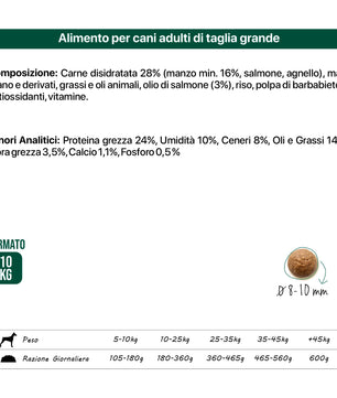 Top Beef - Gusto manzo, cibo secco adatto al mantenimento di cani adulti di tutte le taglie - 10 kg