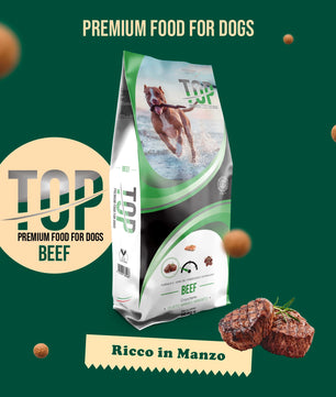 Top Beef - Gusto manzo, cibo secco adatto al mantenimento di cani adulti di taglia media/grande - 20 kg