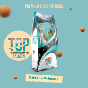 Top Salmon - Gusto Salmone, cibo secco per il mantenimento di cani adulti di tutte le taglie - 10 kg